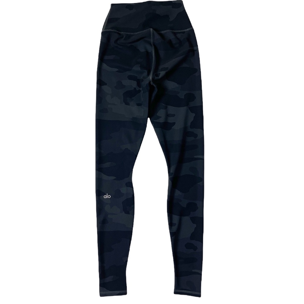 Alo Yoga Womens High-waist Vapor Leggings Size XS Black Camouflage